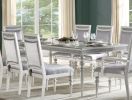 ACME Maverick Dining Table, Platinum 61800