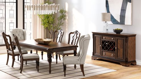 Mahogany Traditional Server