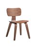 ACME Casson Side Chair (Set-2), Walnut Finish DN02310