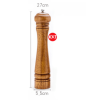 Wooden Grinder Pepper Mill Manual Pepper Ceramic Core Pepper Sea Salt Seasoning Bottle Base Set Kitchen Tools