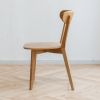 Dining chair wooden FAS grade oak natural wood made in North America 100% dirt-free wood chair solid chair table chair wooden living room chair simple